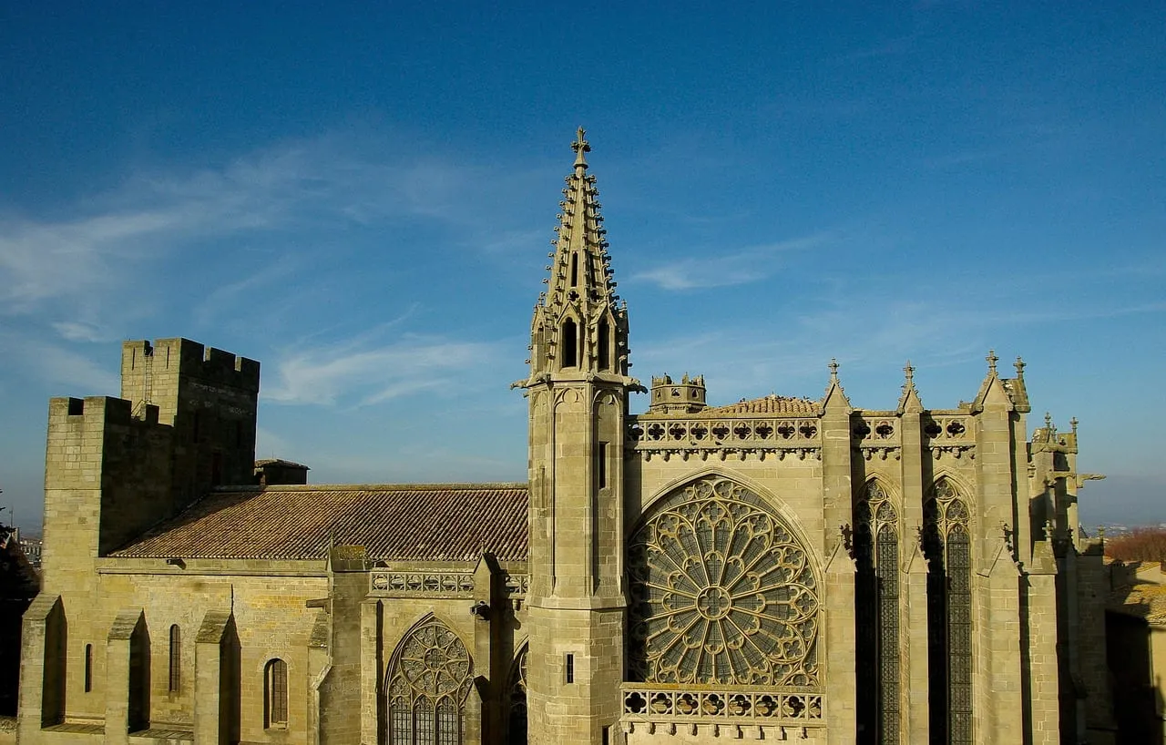 La basílica de Saint-Nazaire con su rosetón