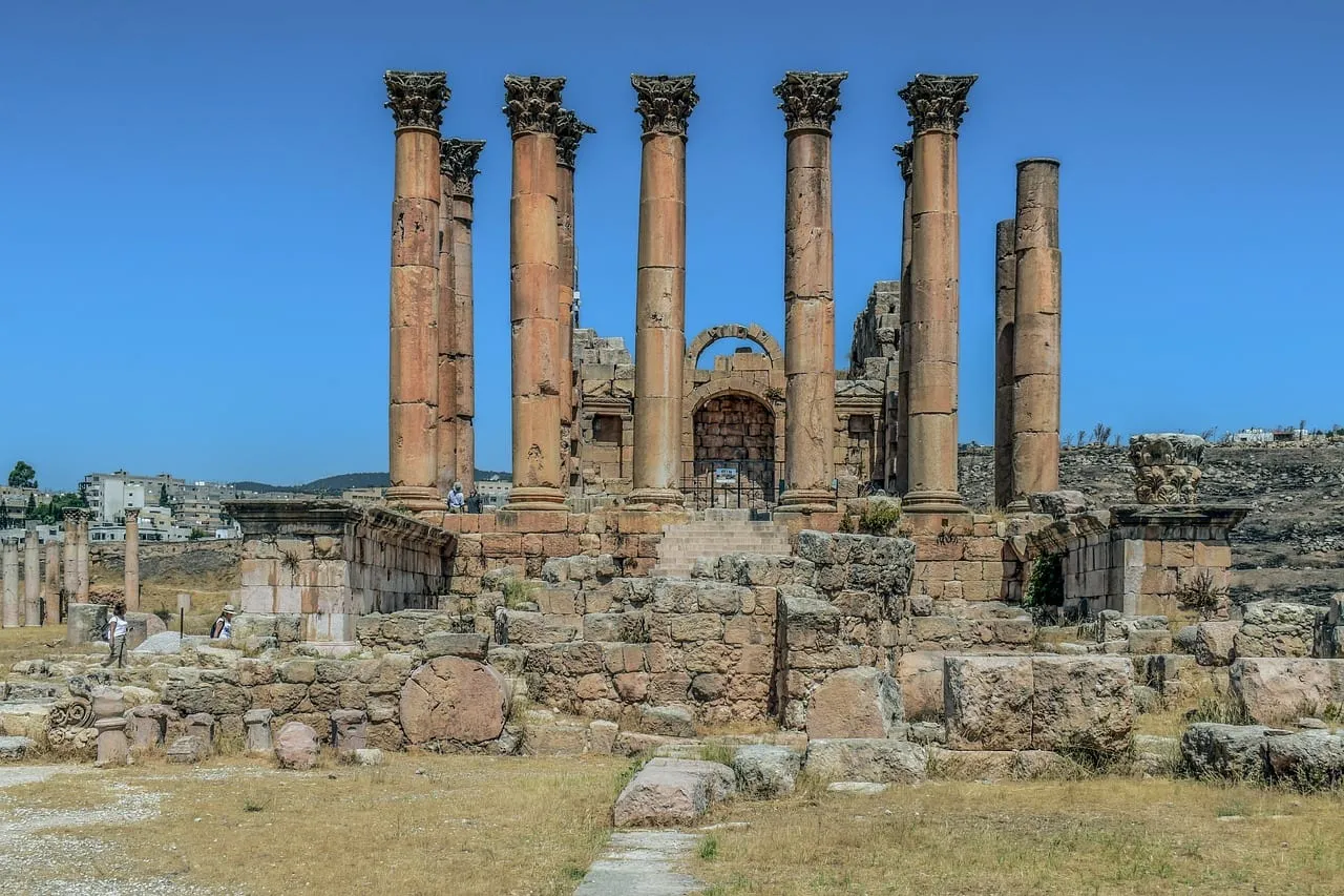 Las columnas del Templo de Artemisa