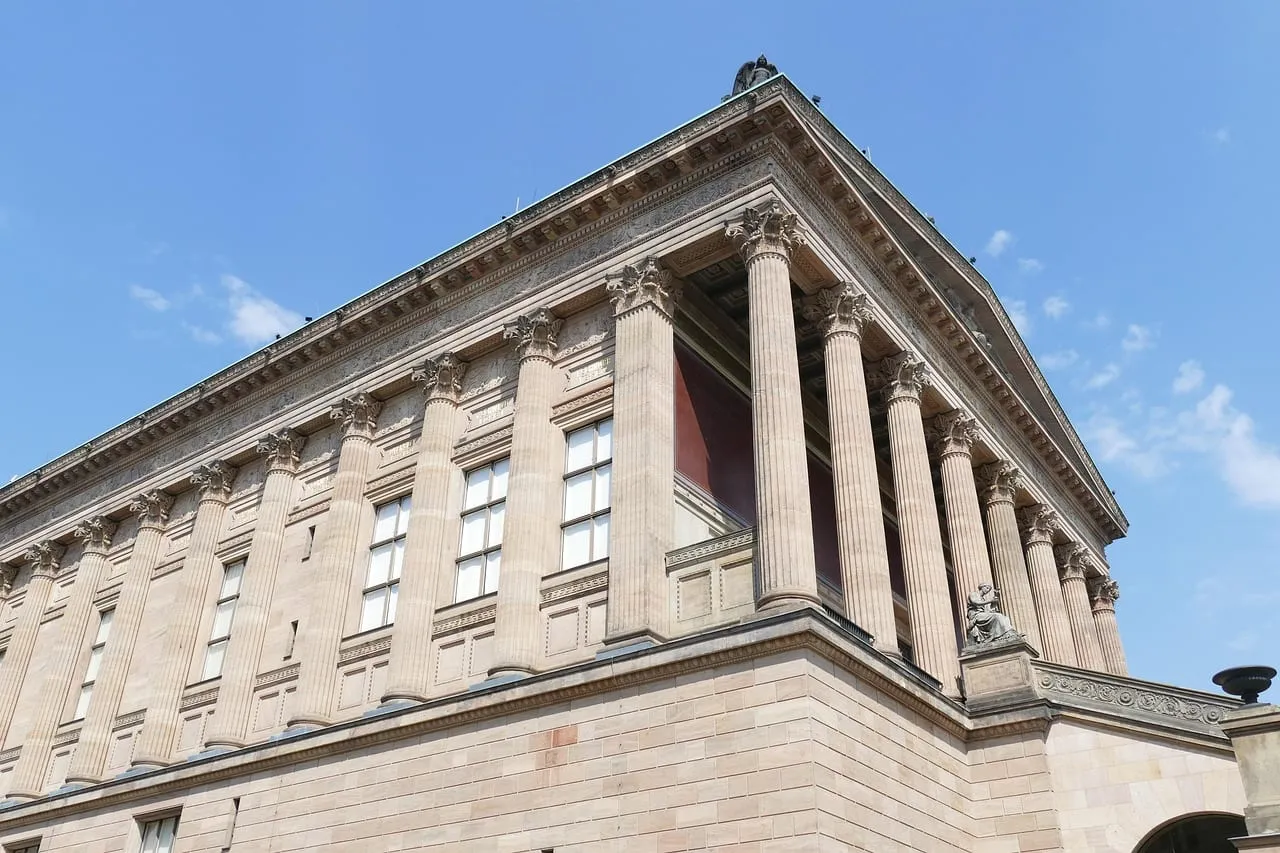 Las columnas de la Alte Nationalgalerie